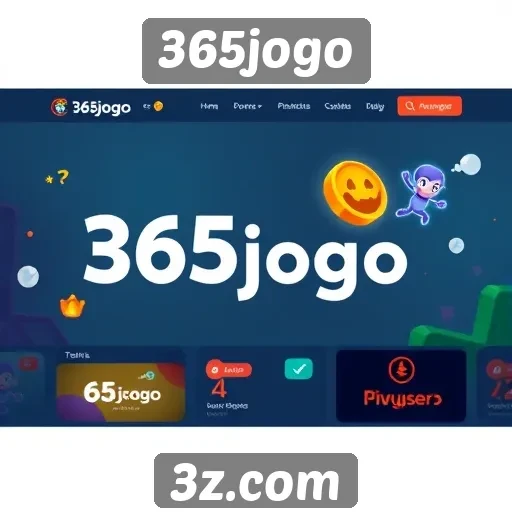 Navegação e usabilidade do site 365jogo